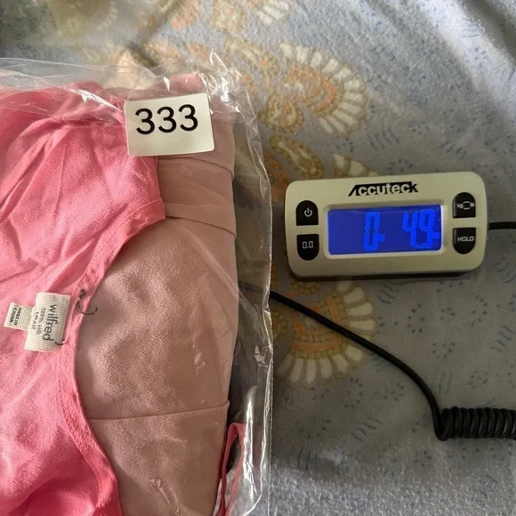 Aritzia Wilfred Pink Silk Two Tone Bisous Midi Dress Small Flowy Feminine Boho - Picture 11 of 11